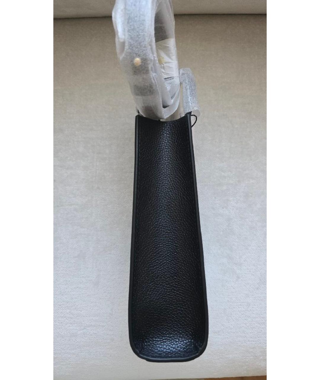 MARC JACOBS Черная кожаная сумка тоут, фото 7