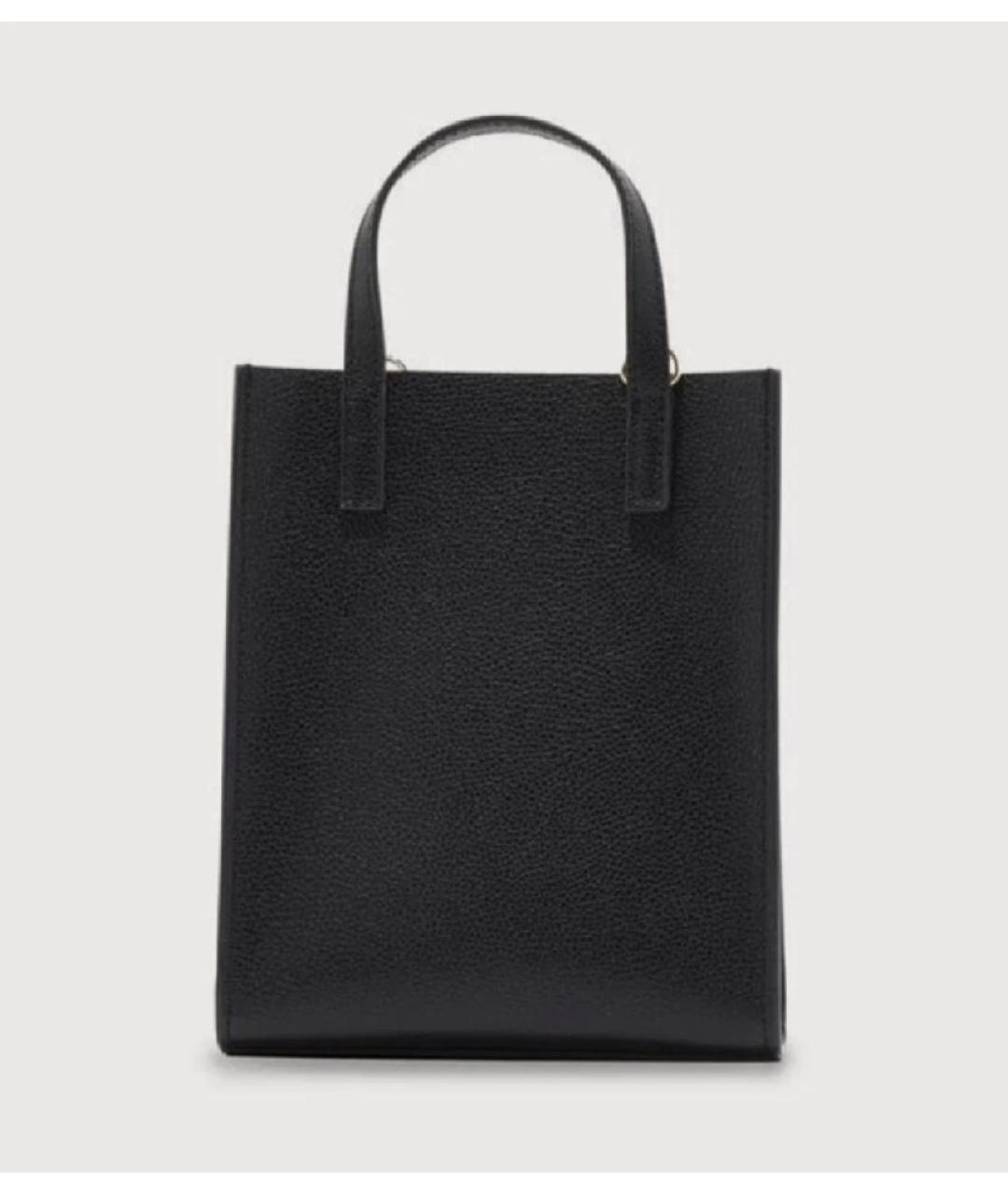 MARC JACOBS Черная кожаная сумка тоут, фото 2