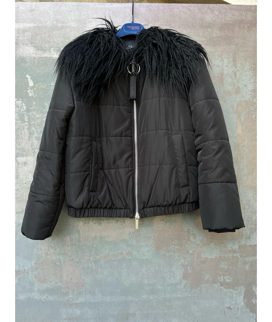 ARMANI EXCHANGE Черная полиэстеровая куртка, фото 9
