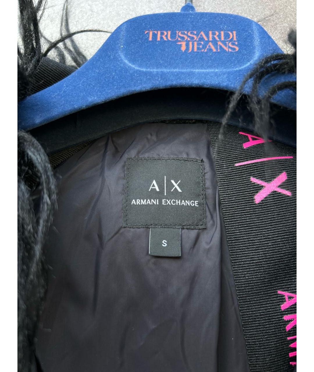 ARMANI EXCHANGE Черная полиэстеровая куртка, фото 2