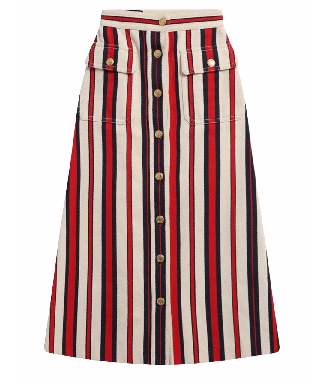 GUCCI Мульти деним юбка макси, фото 1