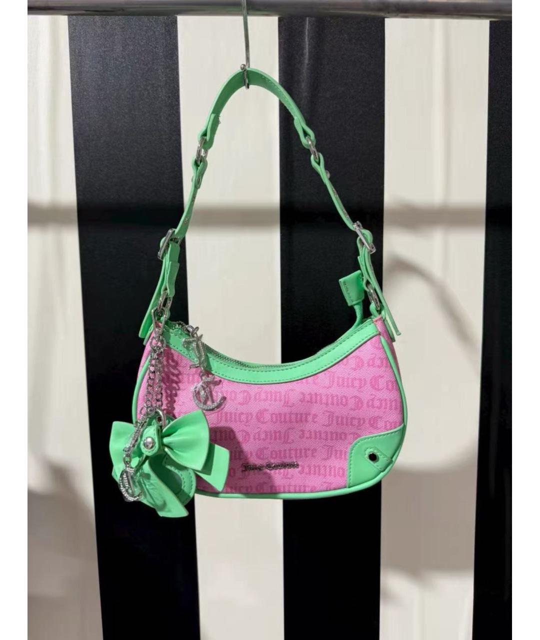JUICY COUTURE Розовая сумка с короткими ручками, фото 4