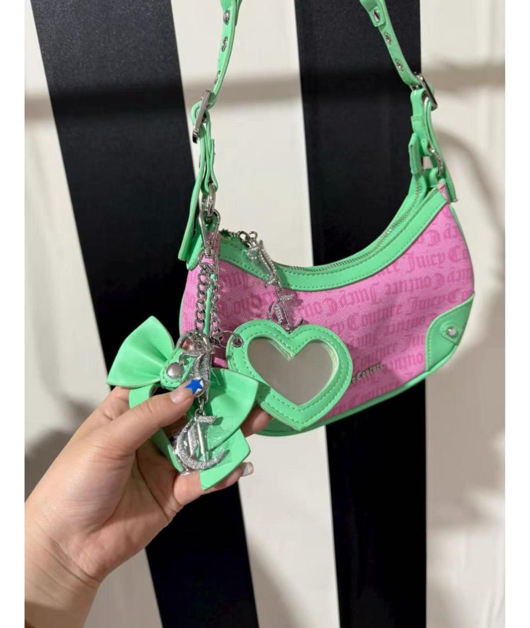 JUICY COUTURE Розовая сумка с короткими ручками, фото 2