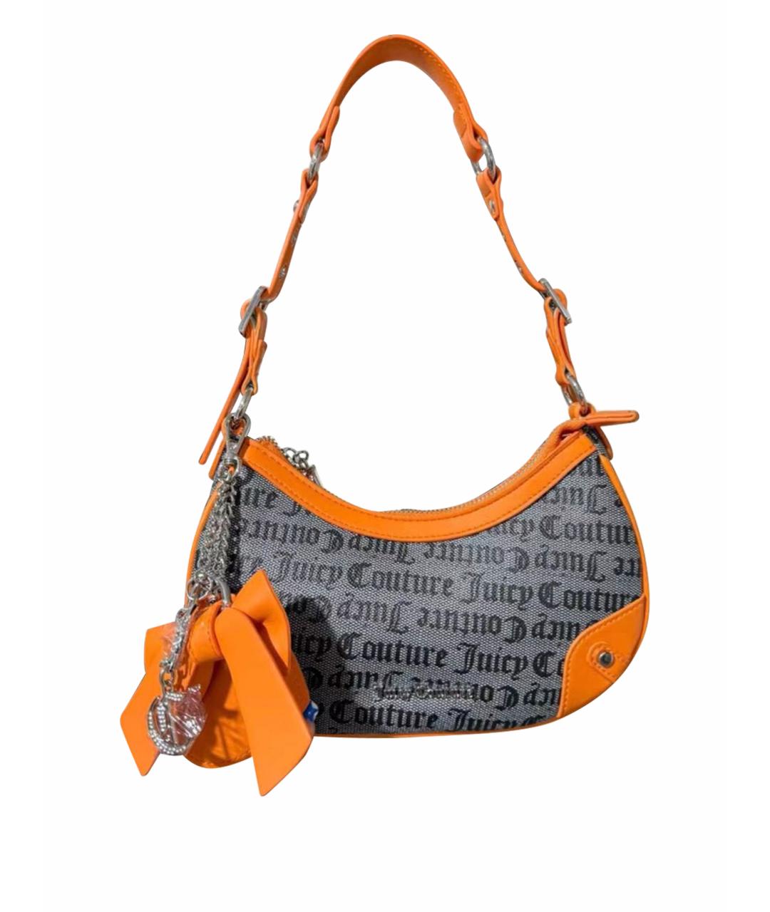 JUICY COUTURE Оранжевая сумка с короткими ручками, фото 1