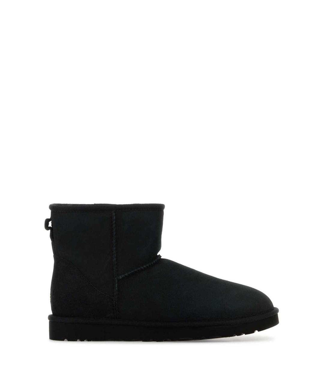 UGG AUSTRALIA Черные замшевые низкие ботинки, фото 1