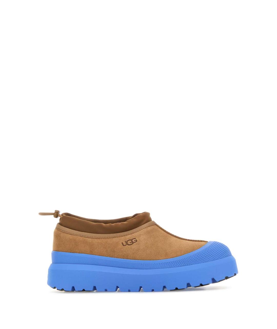 UGG AUSTRALIA Бежевые замшевые высокие ботинки, фото 1