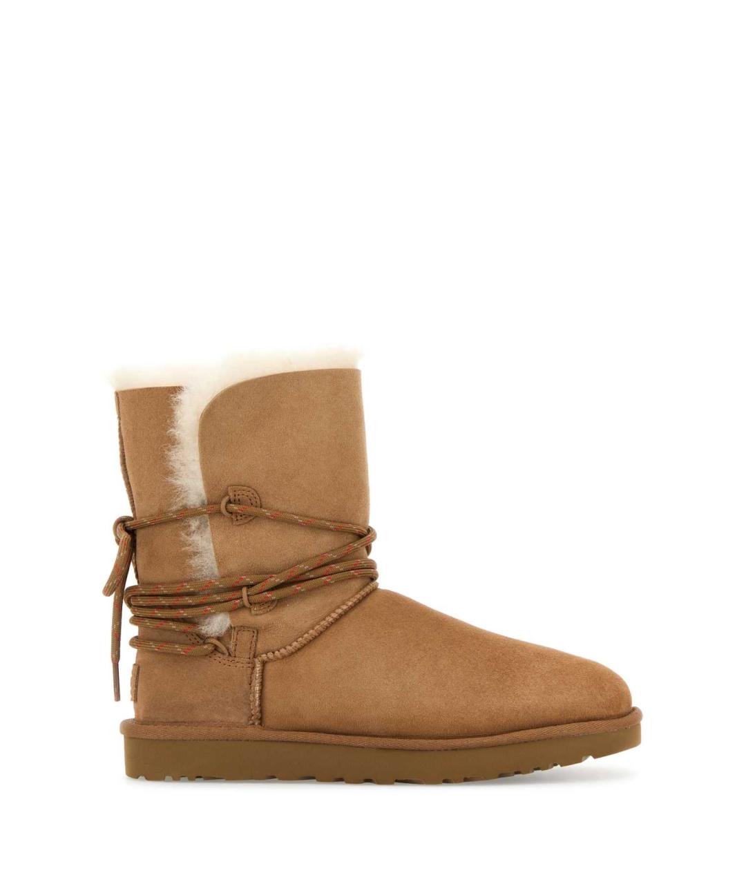 UGG AUSTRALIA Бежевые нубуковые ботинки, фото 1