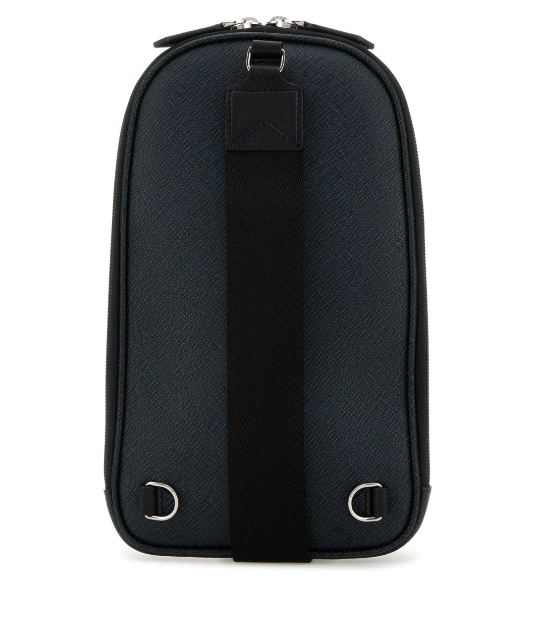 MONTBLANC Темно-синий синтетический рюкзак, фото 3