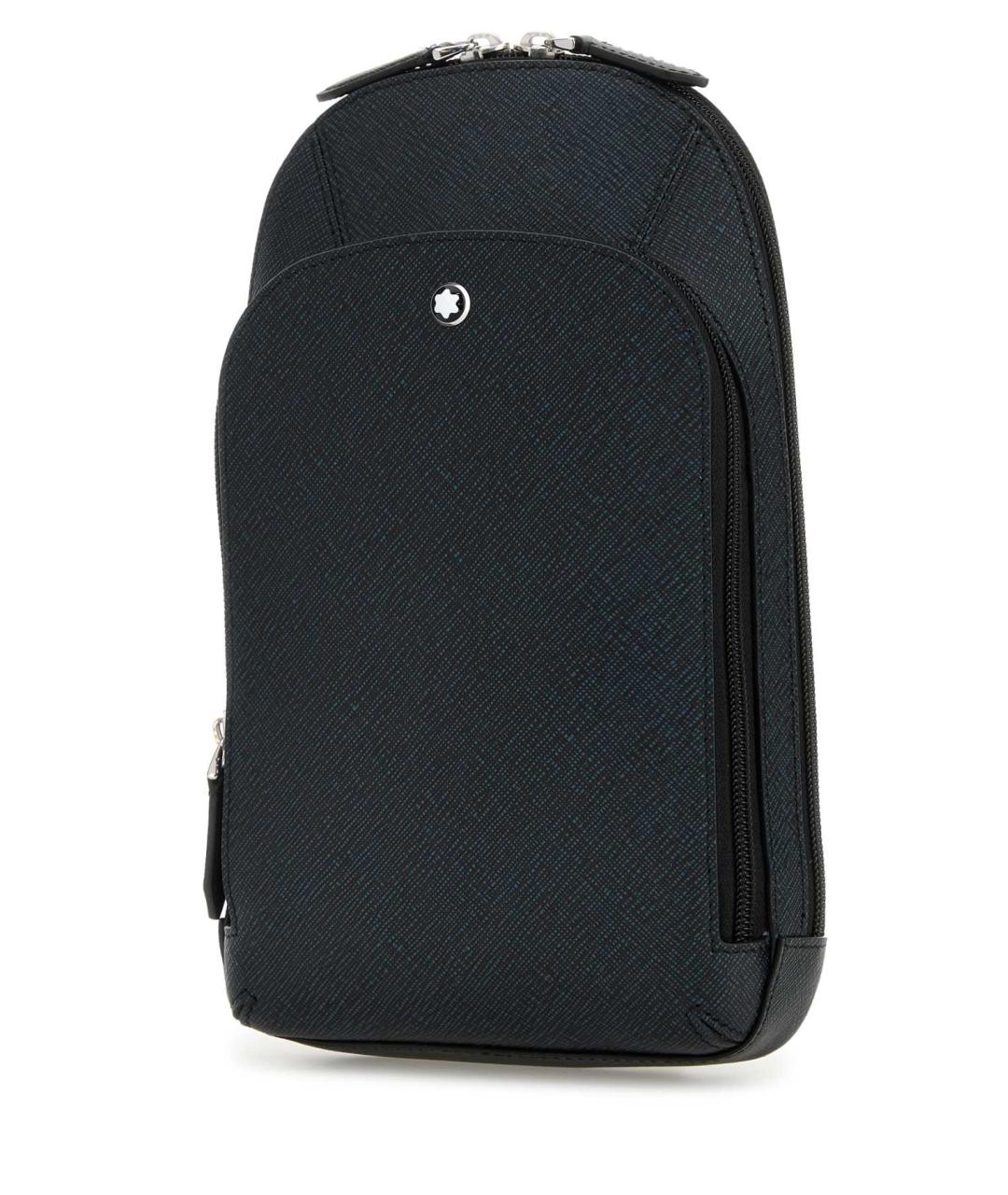 MONTBLANC Темно-синий синтетический рюкзак, фото 2