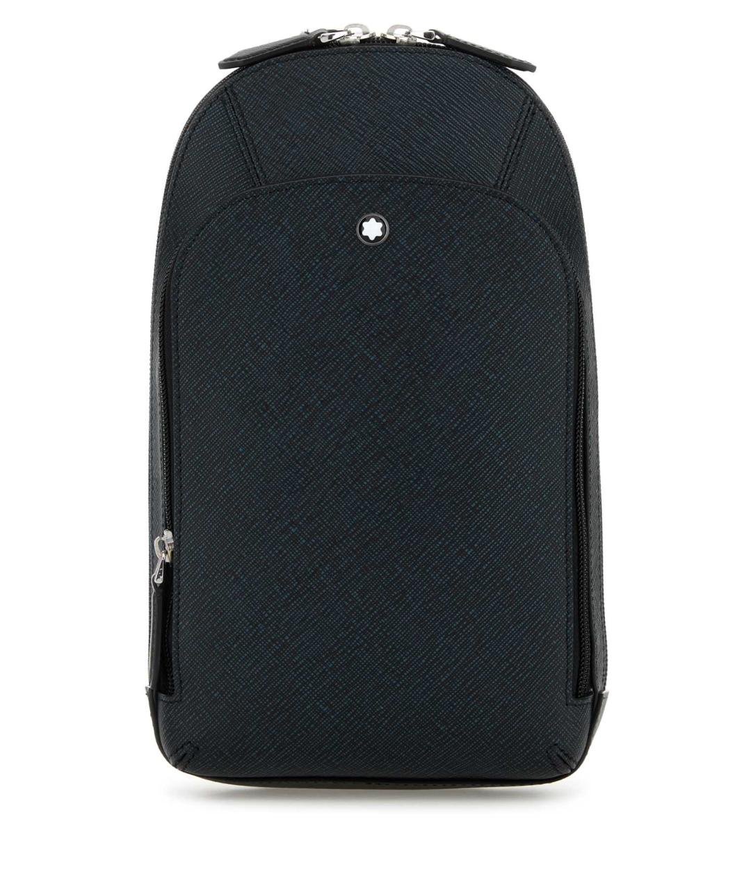 MONTBLANC Темно-синий синтетический рюкзак, фото 1