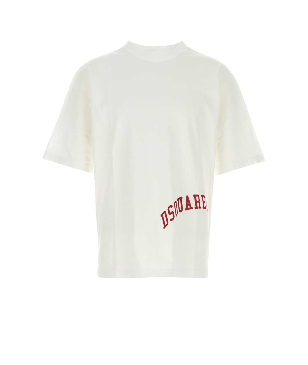DSQUARED2 Белая хлопковая футболка, фото 1