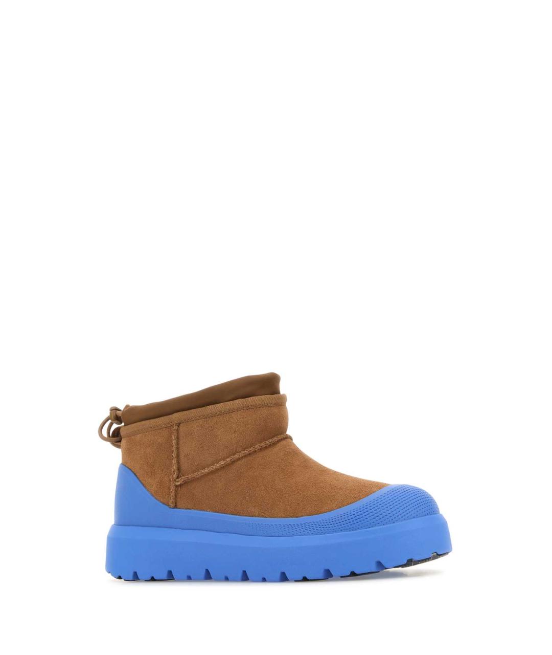UGG AUSTRALIA Бежевые нубуковые высокие ботинки, фото 2