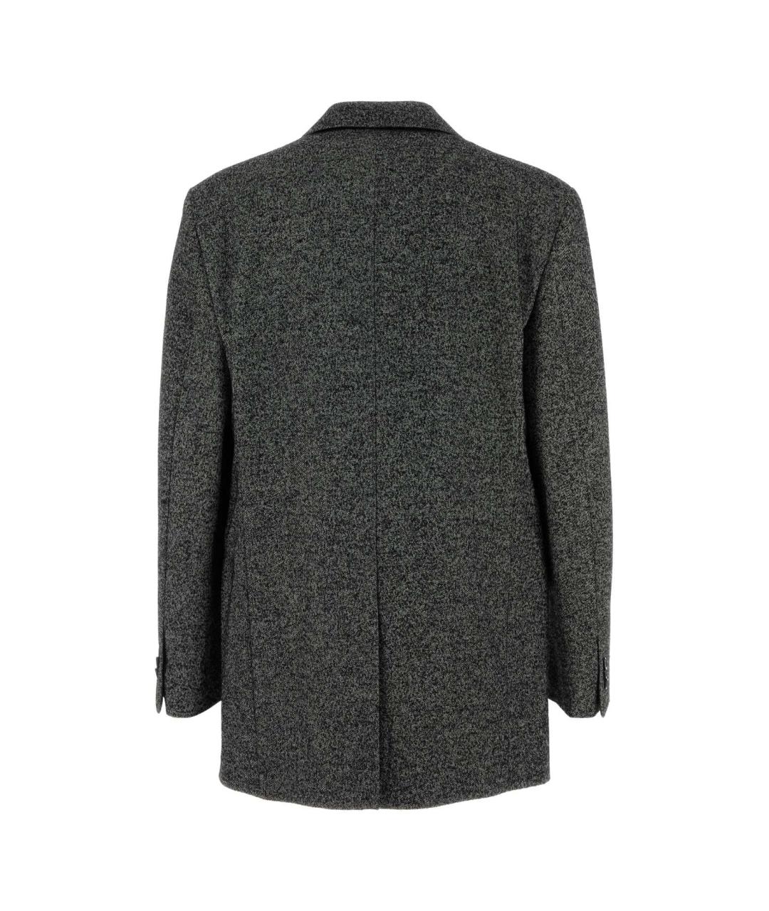 LOEWE Серый шерстяной пиджак, фото 2