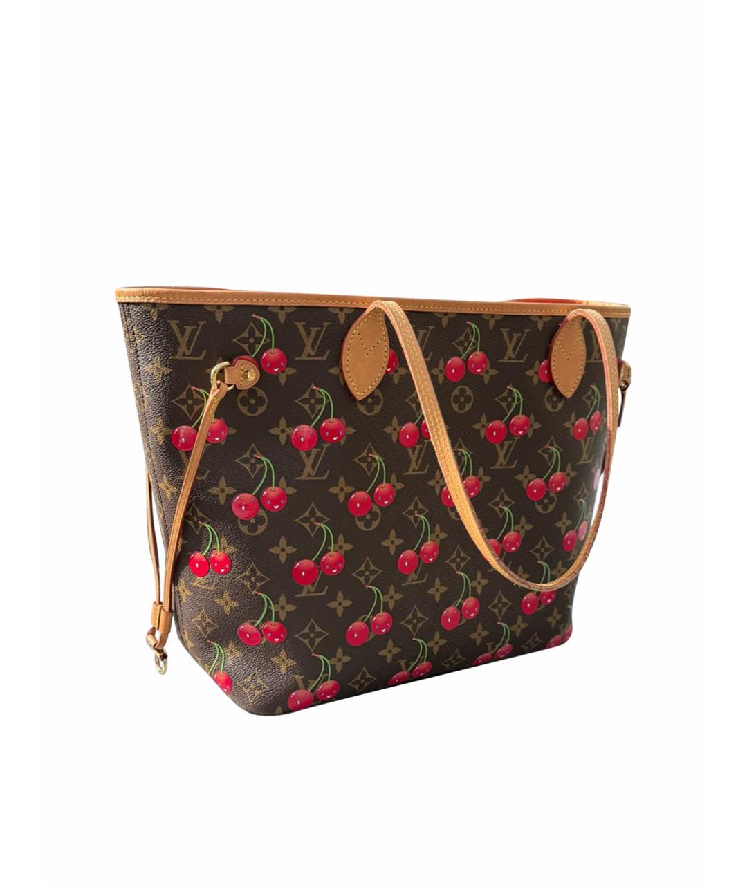 LOUIS VUITTON Коричневая кожаная сумка через плечо, фото 1