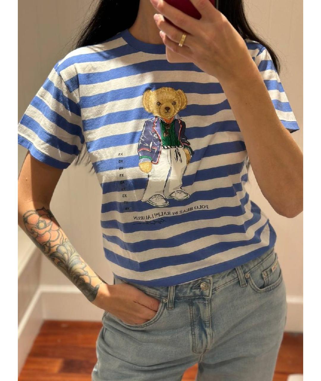 POLO RALPH LAUREN Мульти хлопковая футболка, фото 5