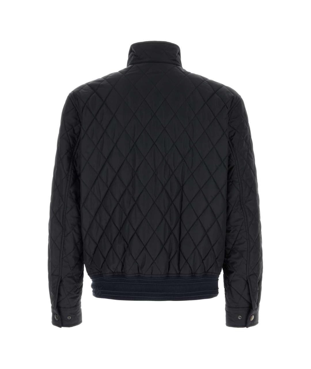 BURBERRY Синяя хлопковая куртка, фото 2