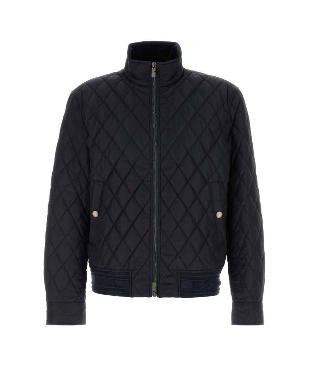 BURBERRY Синяя хлопковая куртка, фото 1