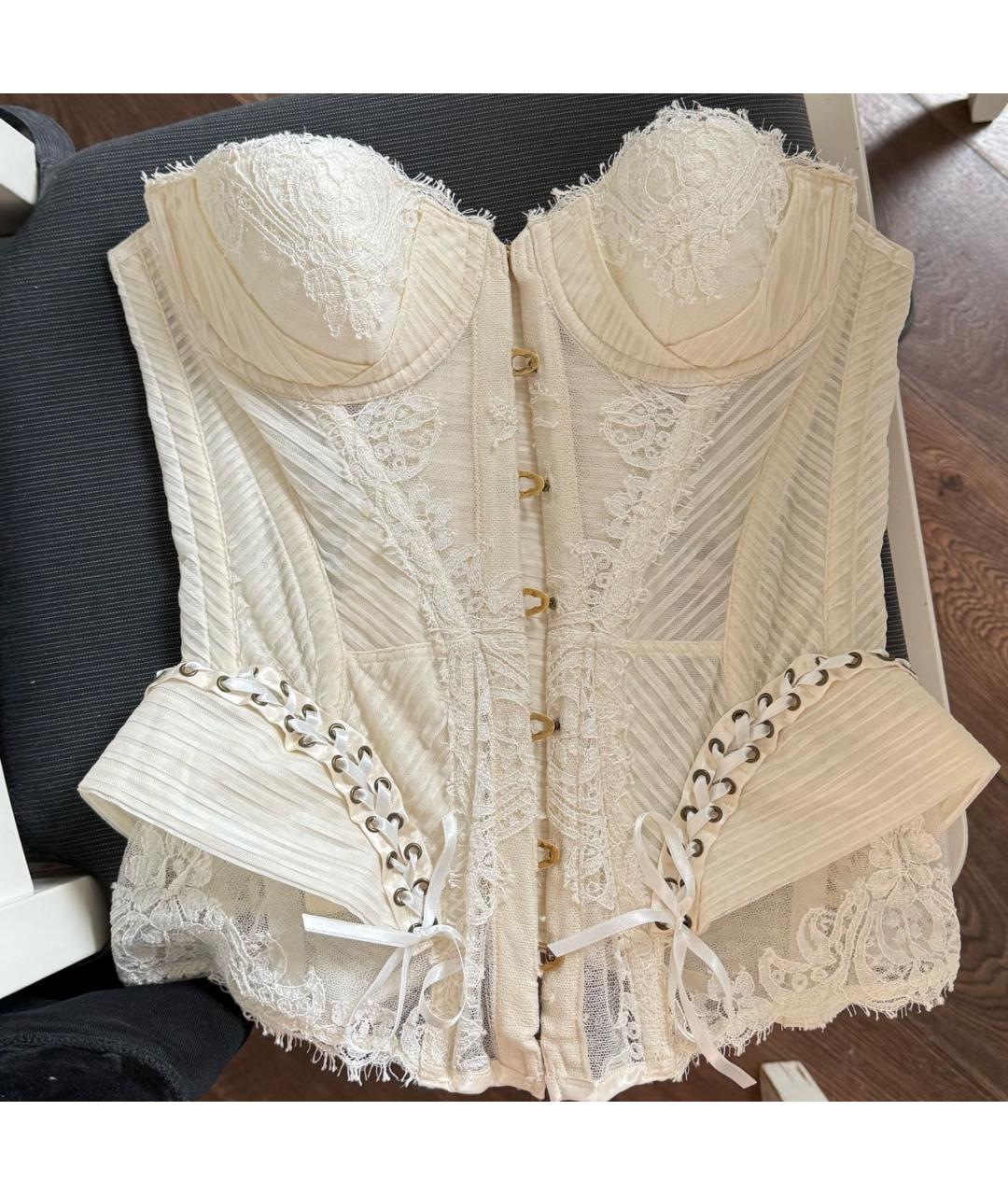 AGENT PROVOCATEUR Бежевый корсет, фото 3