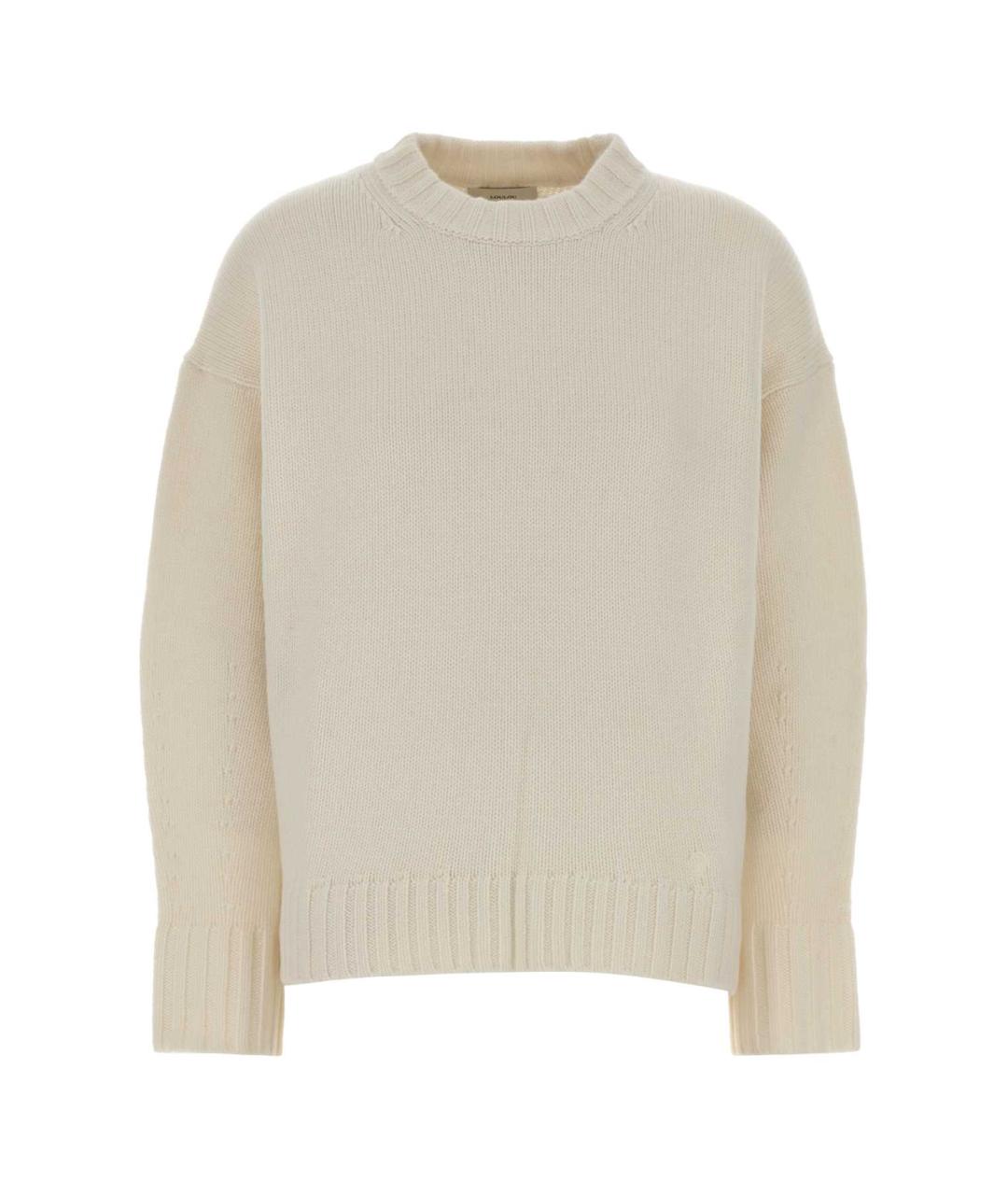 LOULOU STUDIO Белый кашемировый джемпер / свитер, фото 1