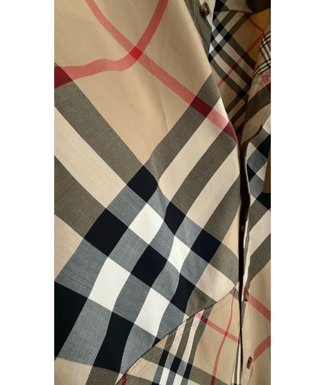 BURBERRY KIDS Мульти хлопковая рубашка/блузка, фото 4