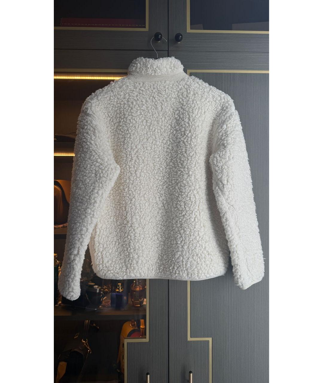JIL SANDER Белый хлопковый кардиган, фото 4