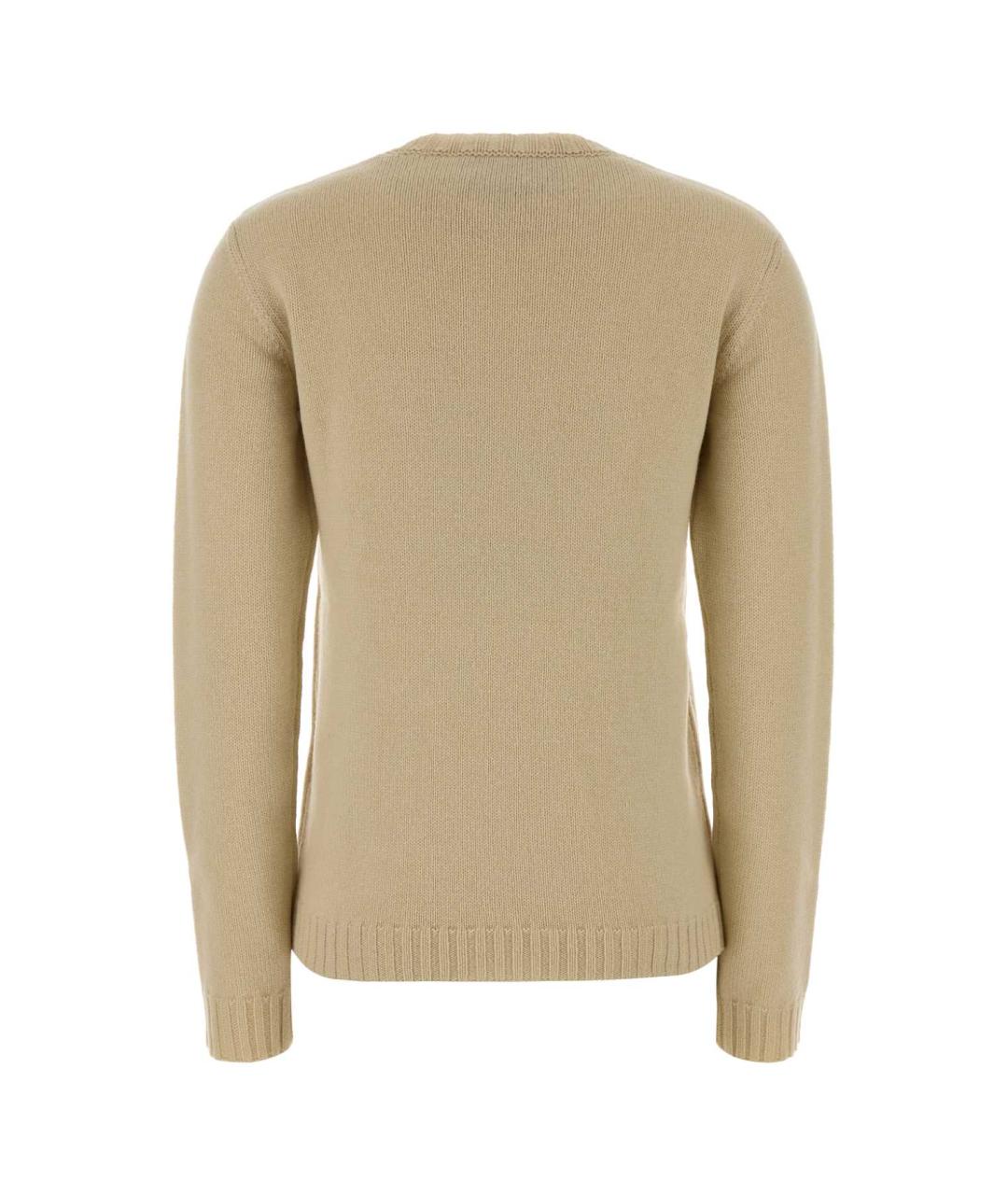 VALENTINO Бежевый шерстяной джемпер / свитер, фото 2