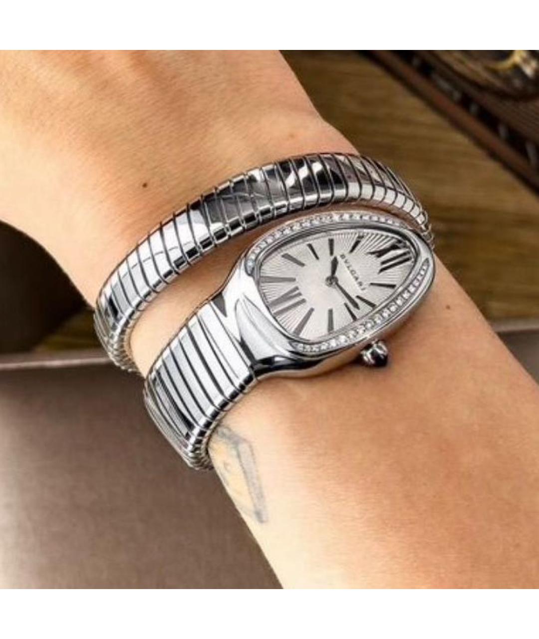 BVLGARI Белые часы, фото 3