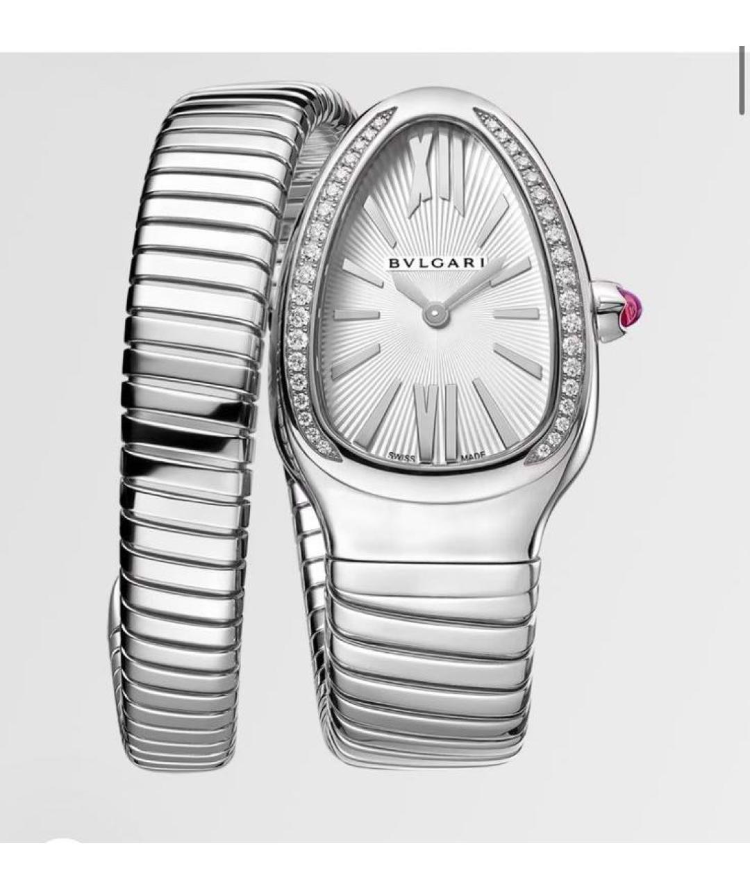 BVLGARI Белые часы, фото 5