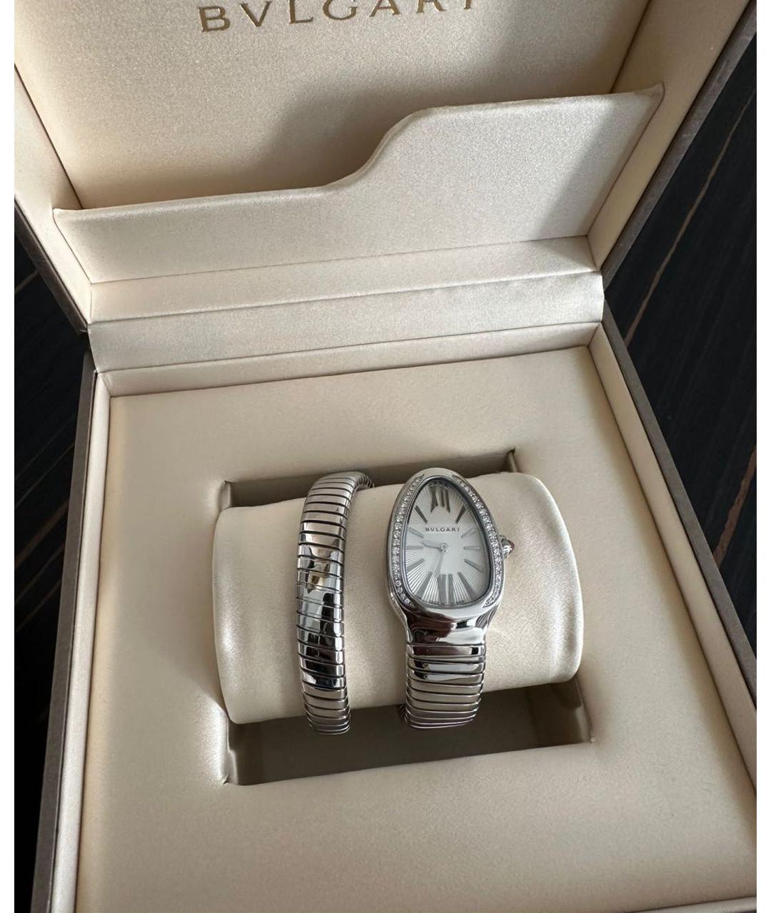 BVLGARI Белые часы, фото 2