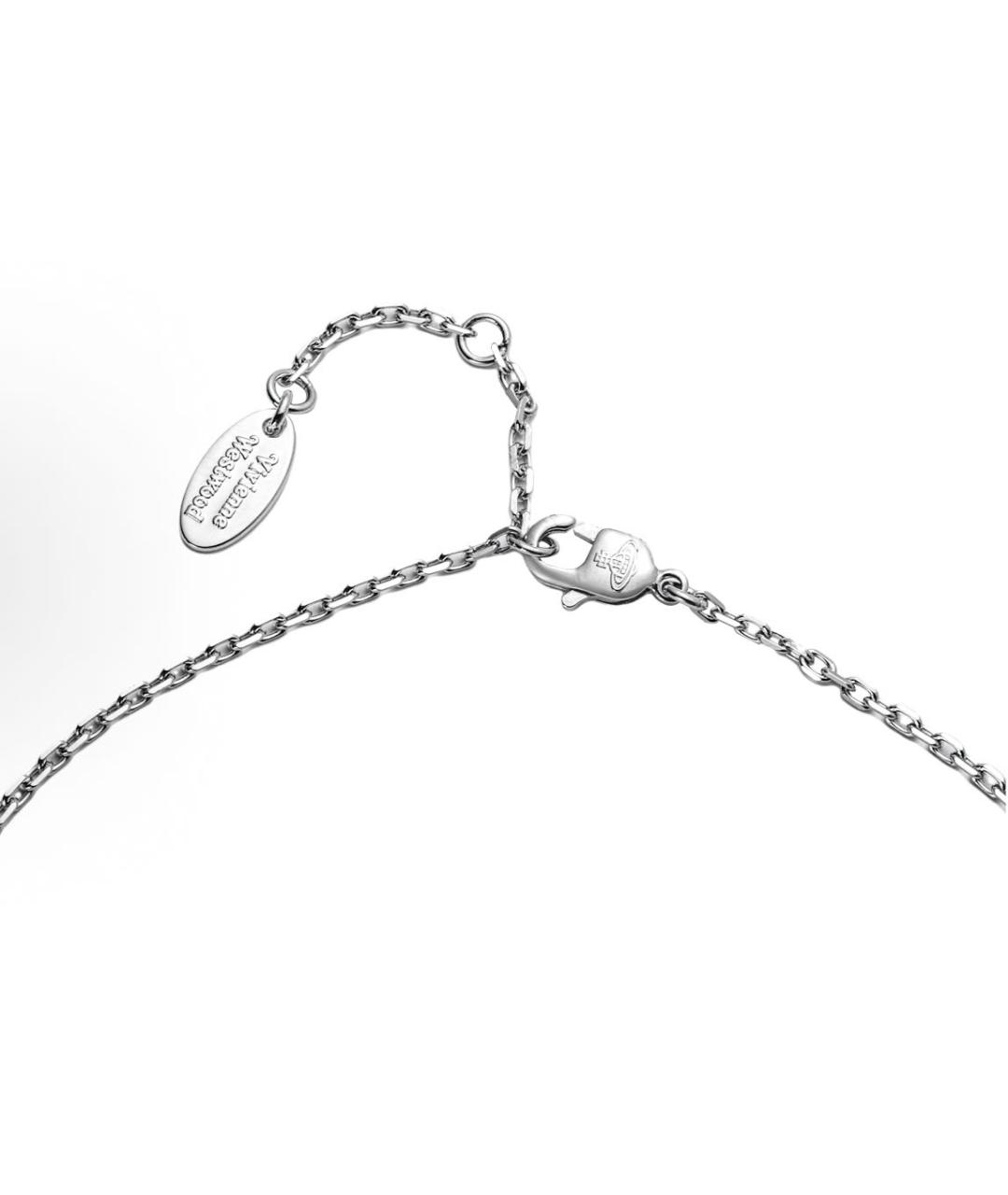 VIVIENNE WESTWOOD Серебряное латунное колье, фото 4