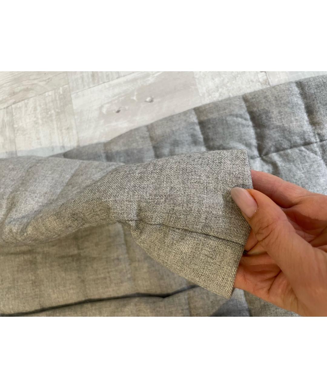 HERNO Серый кашемировый пуховик, фото 3