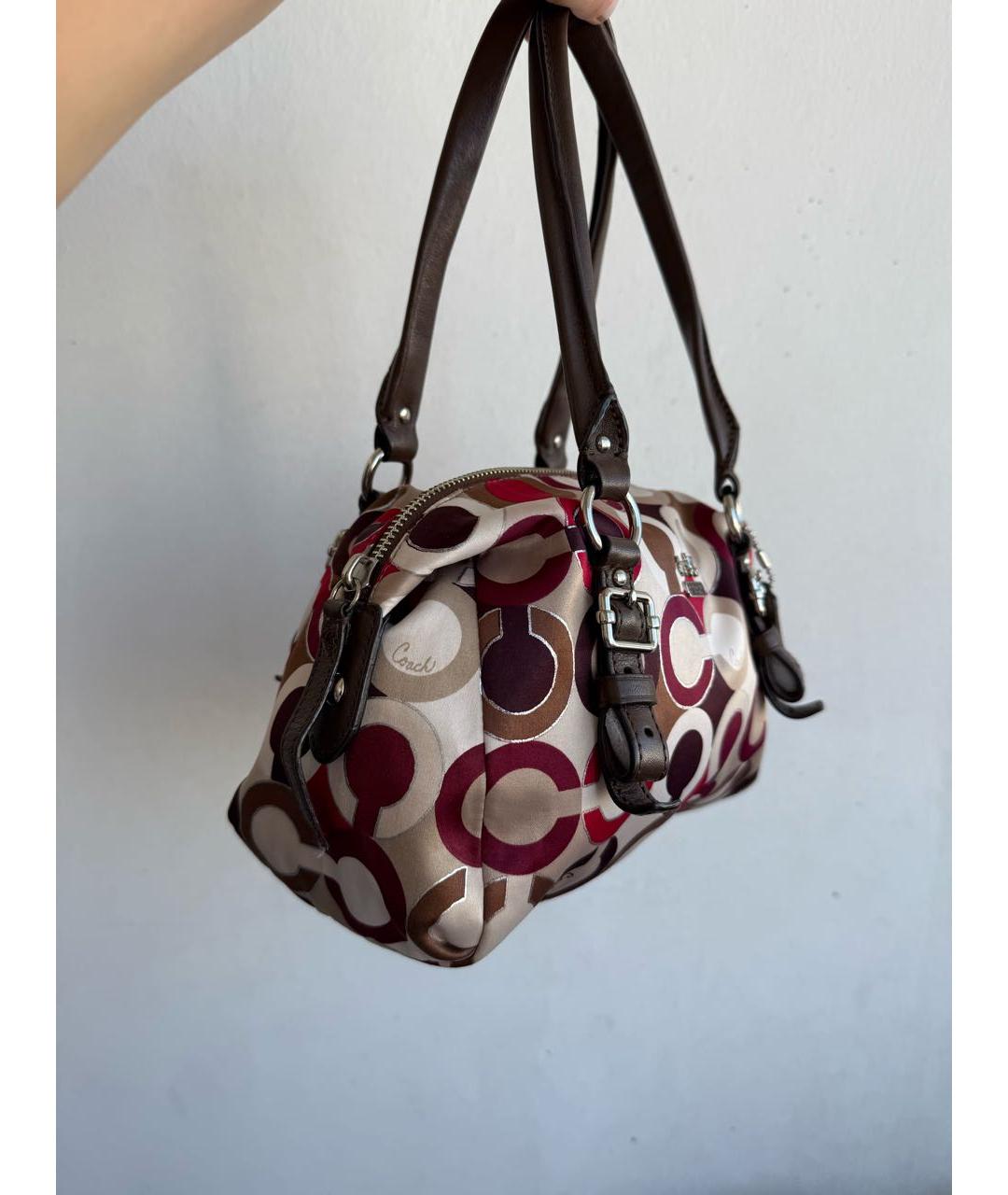 COACH Мульти тканевая сумка с короткими ручками, фото 3