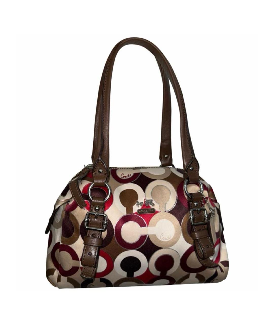 COACH Мульти тканевая сумка с короткими ручками, фото 9