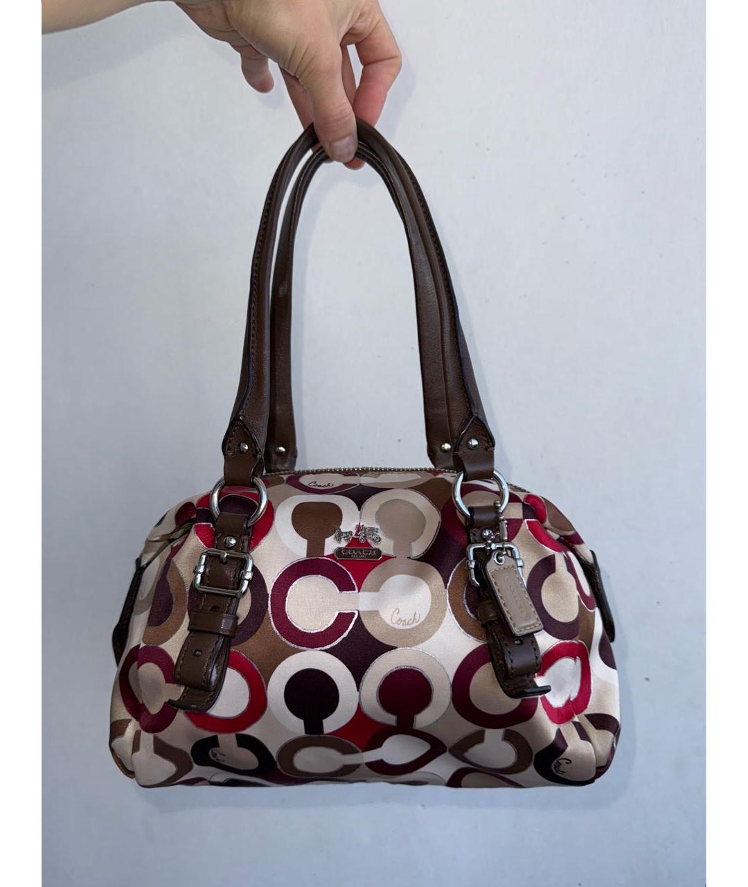 COACH Мульти тканевая сумка с короткими ручками, фото 8