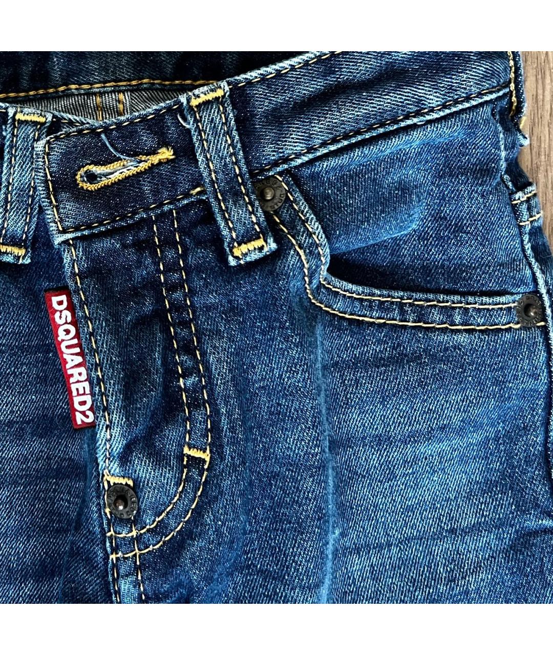 DSQUARED2 KIDS Синие деним детские джинсы, фото 4