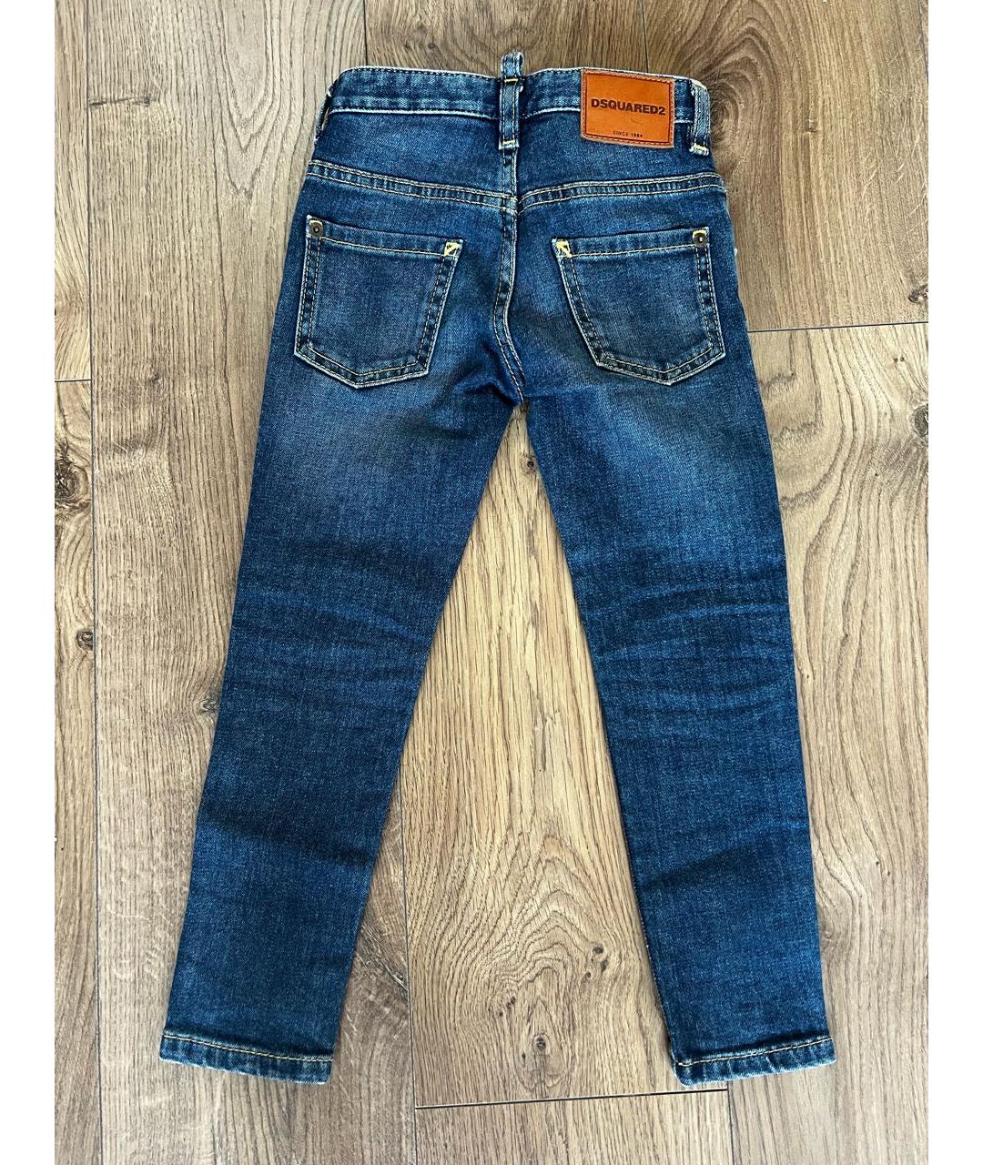 DSQUARED2 KIDS Синие деним детские джинсы, фото 2