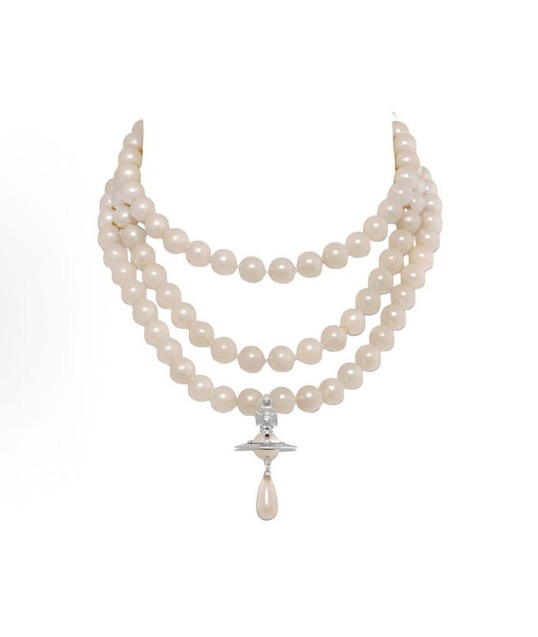 VIVIENNE WESTWOOD Серебряное латунное колье, фото 1