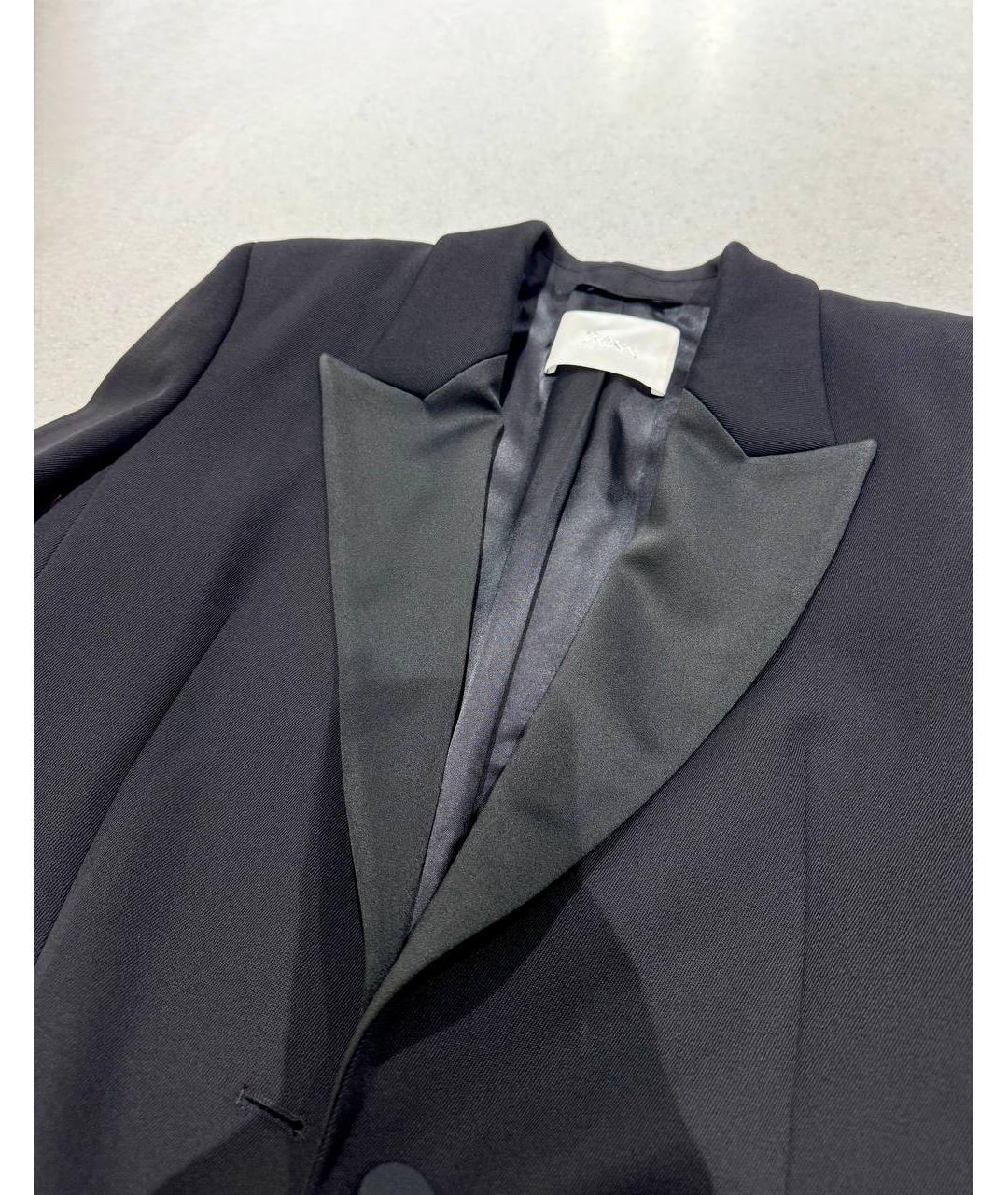 HUGO BOSS Черный шерстяной жакет/пиджак, фото 3