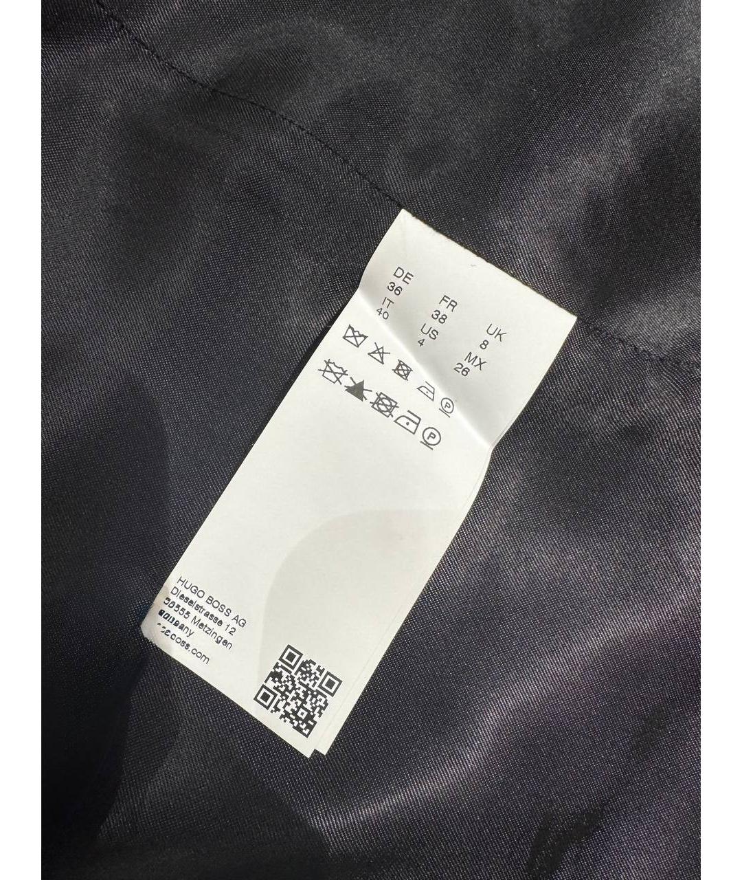 HUGO BOSS Черный шерстяной жакет/пиджак, фото 6