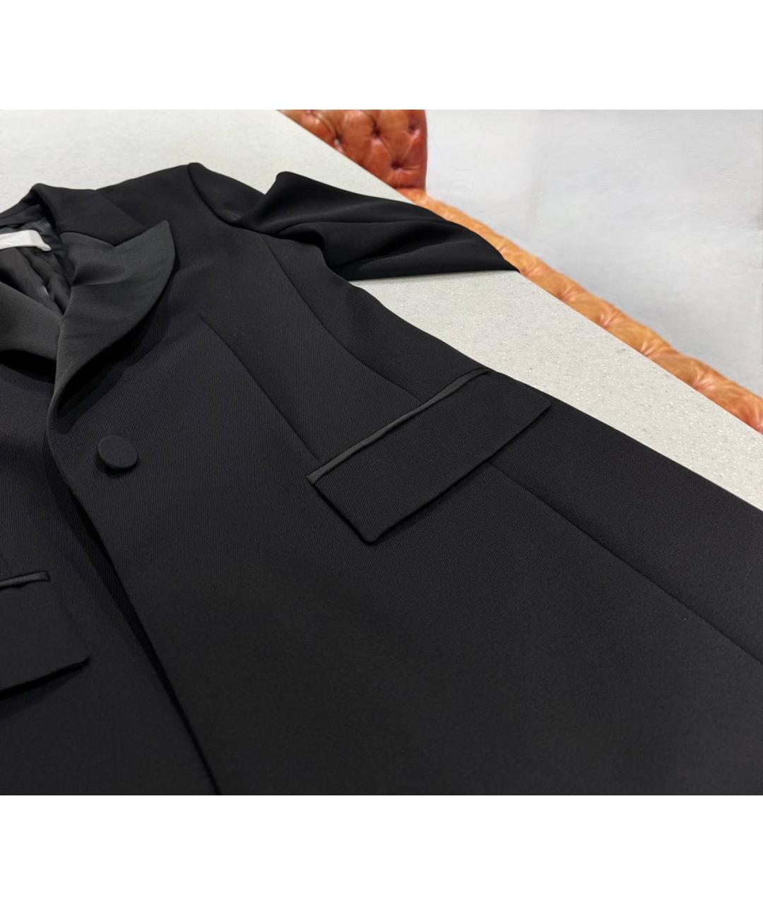 HUGO BOSS Черный шерстяной жакет/пиджак, фото 5