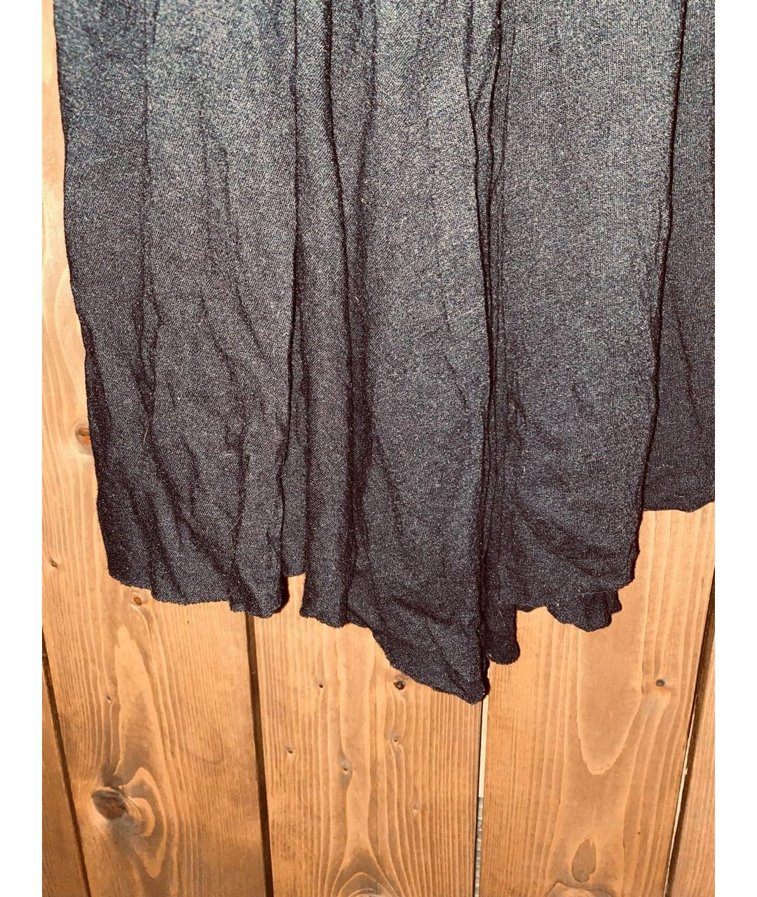 RICK OWENS Черная юбка макси, фото 6