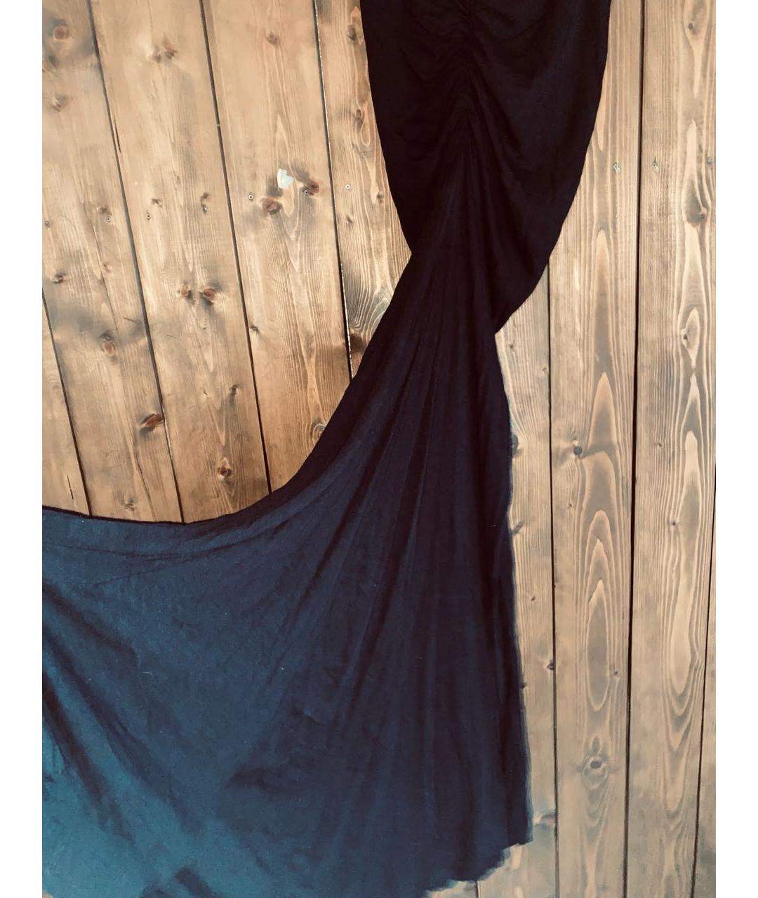 RICK OWENS Черная юбка макси, фото 5