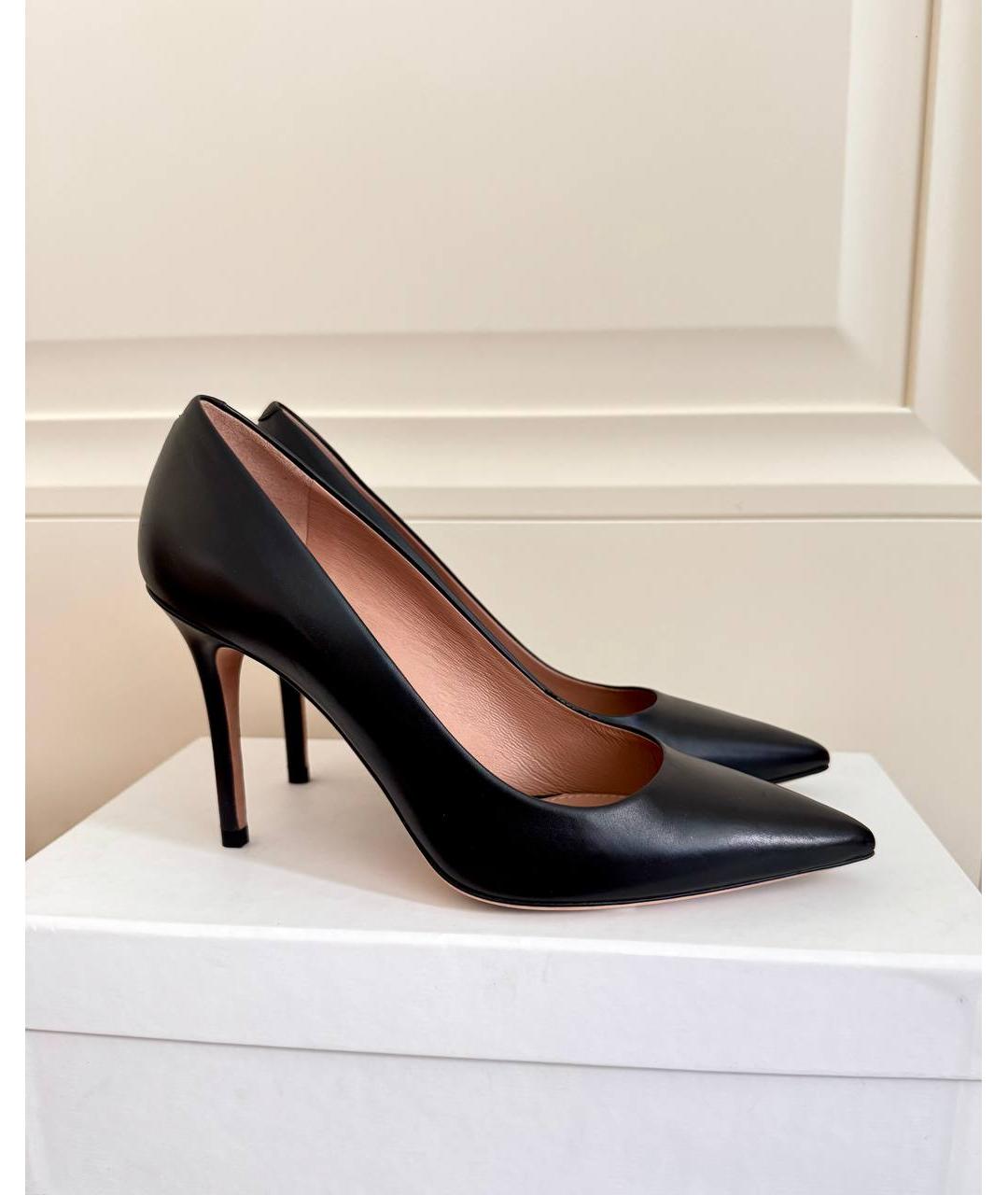HUGO BOSS Черные кожаные туфли, фото 7