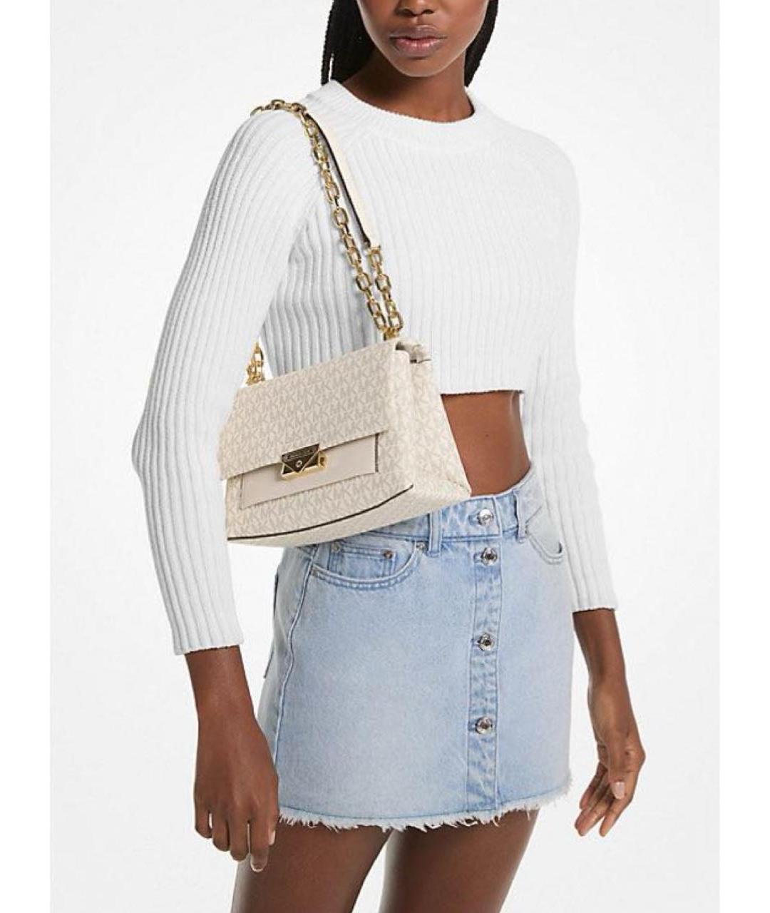 MICHAEL KORS Бежевая сумка через плечо, фото 2