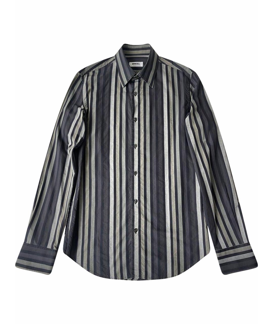 SONIA RYKIEL Серая хлопковая кэжуал рубашка, фото 1