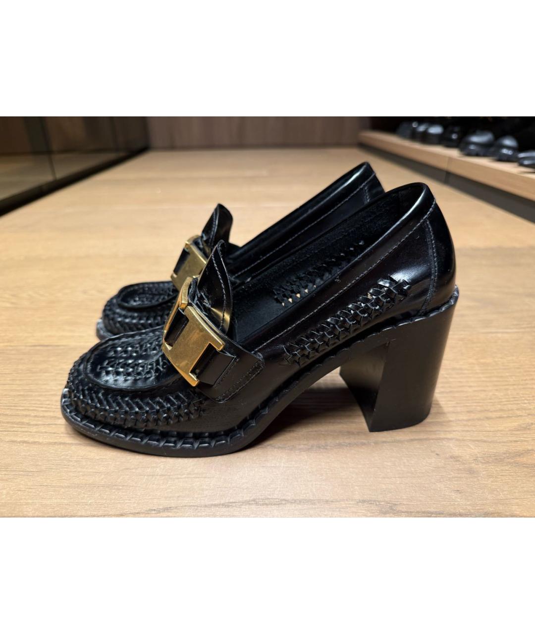 PRADA Черные кожаные туфли, фото 6