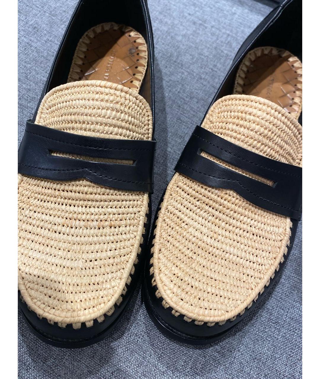BOTTEGA VENETA Черные кожаные лоферы, фото 8
