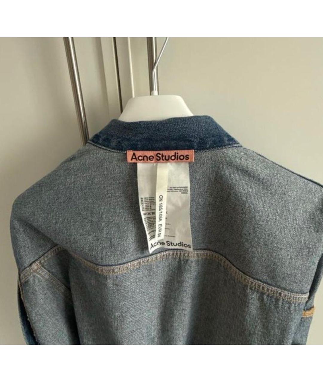 ACNE STUDIOS Синяя деним куртка, фото 3