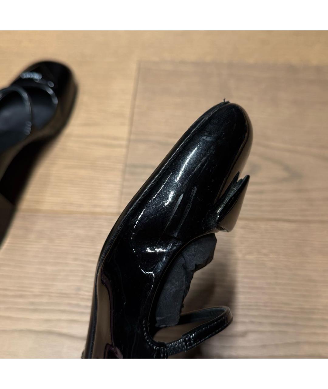 PRADA Черные туфли из лакированной кожи, фото 6