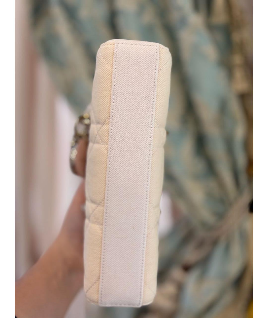 CHRISTIAN DIOR Розовая тканевая сумка с короткими ручками, фото 5